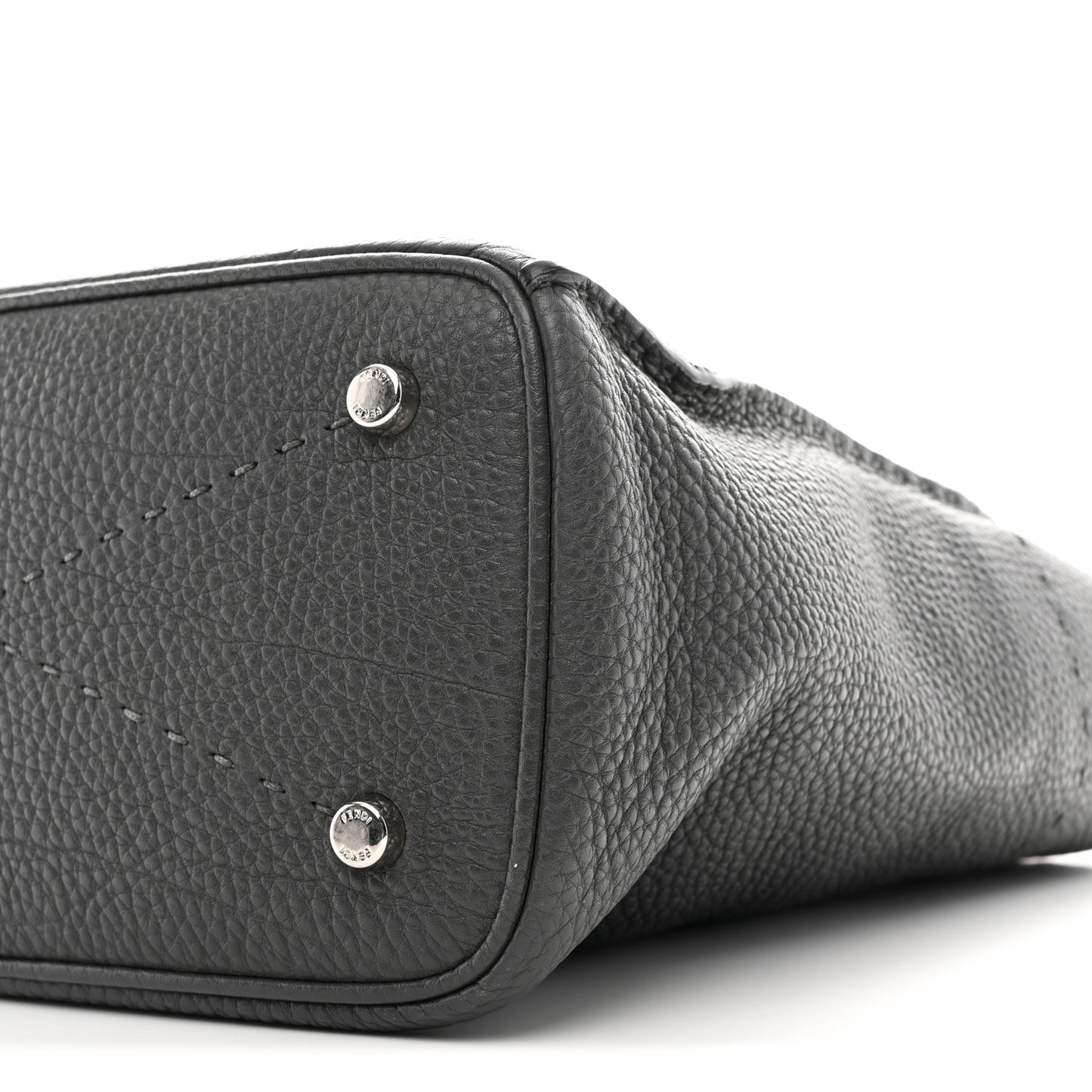 Cuoio Romano Selleria Small Anna Bucket Bag Asfalto