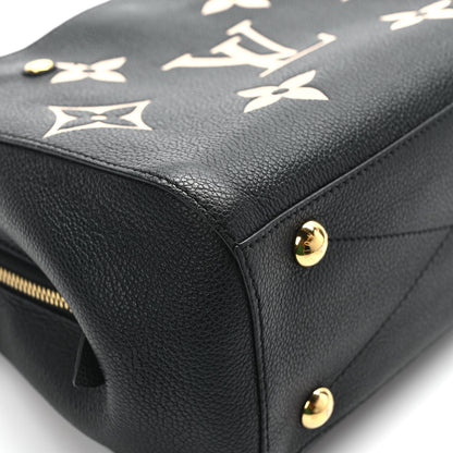 Louis Vuitton Empreinte Monogram Giant Montaigne BB Black Beige 9 of 14