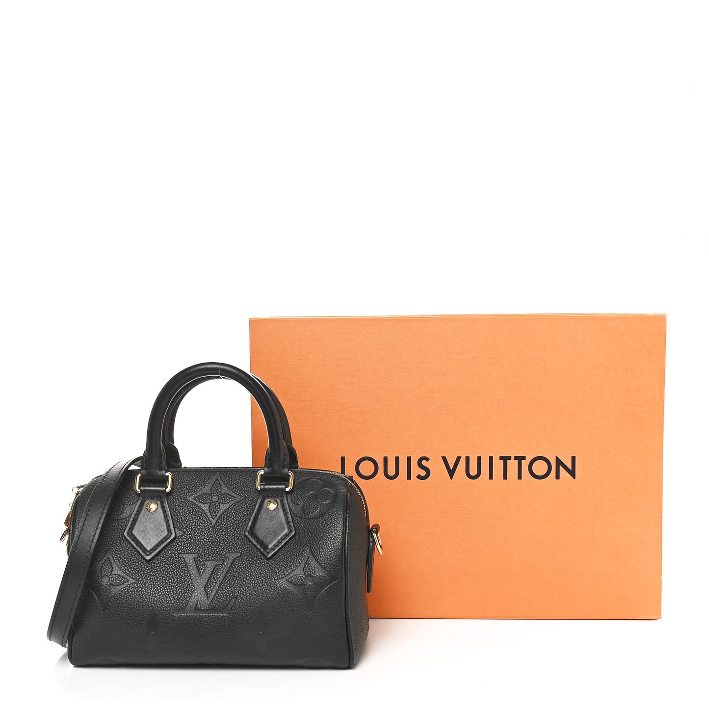 Empreinte Monogram Giant Speedy Bandouliere 20 Black