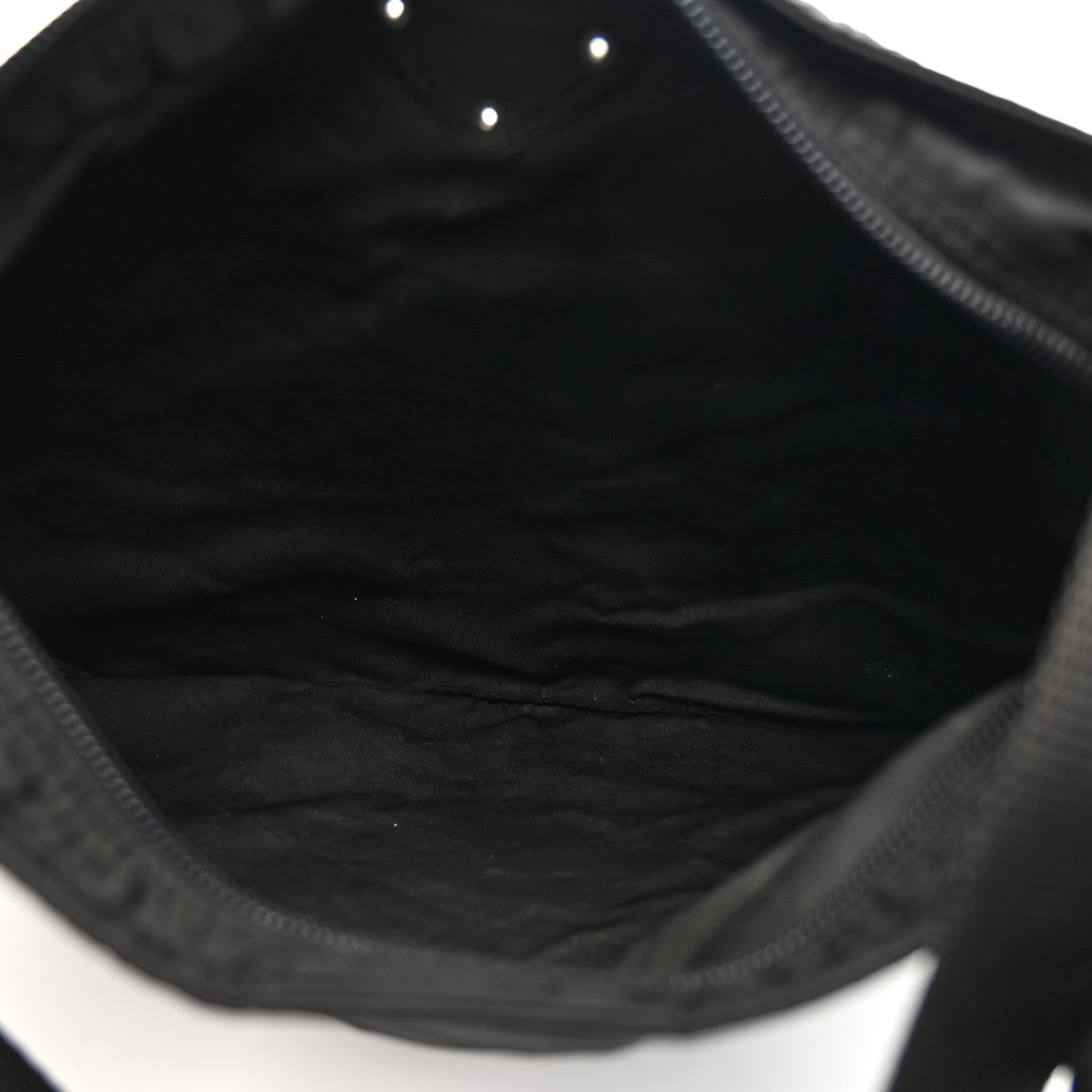 Prada Nylon Vela Flat Messenger Bag Black 5 of 11