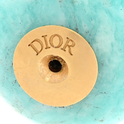 Christian Dior Crystal Star Mise En Dior Tribal Earrings Green 4 of 4