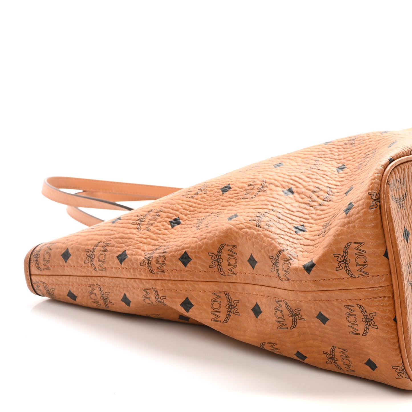 Visetos Large Liz Reversible Shopper Tote Cognac