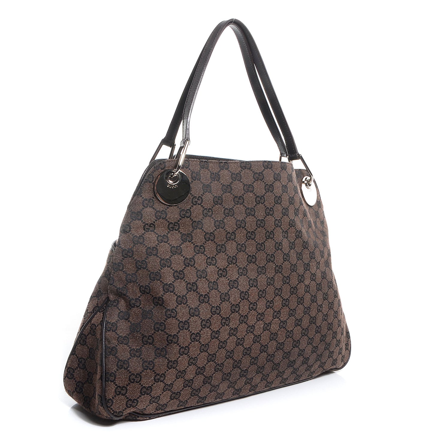 Monogram Medium Eclipse Shoulder Bag Dark Brown