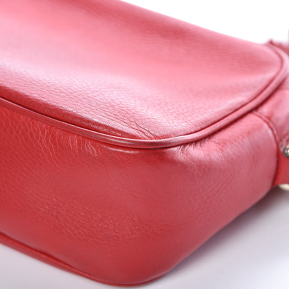 Gucci Pebbled Calfskin Small Soho Disco Bag Tabasco Red 10 of 18