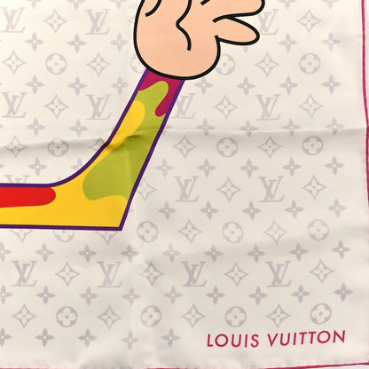 Louis Vuitton LV X TM Monogram Superflat Square 90 Scarf White 2 of 3