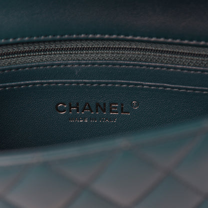 Chanel Lambskin Quilted Mini Rectangular Flap Dark Blue 8 of 11