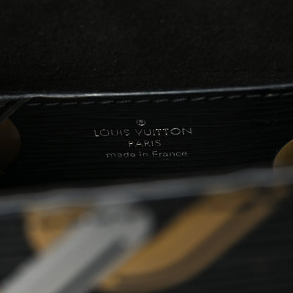 Louis Vuitton Epi Chain Flower Twist Shoulder Bag MM Black 6 of 13