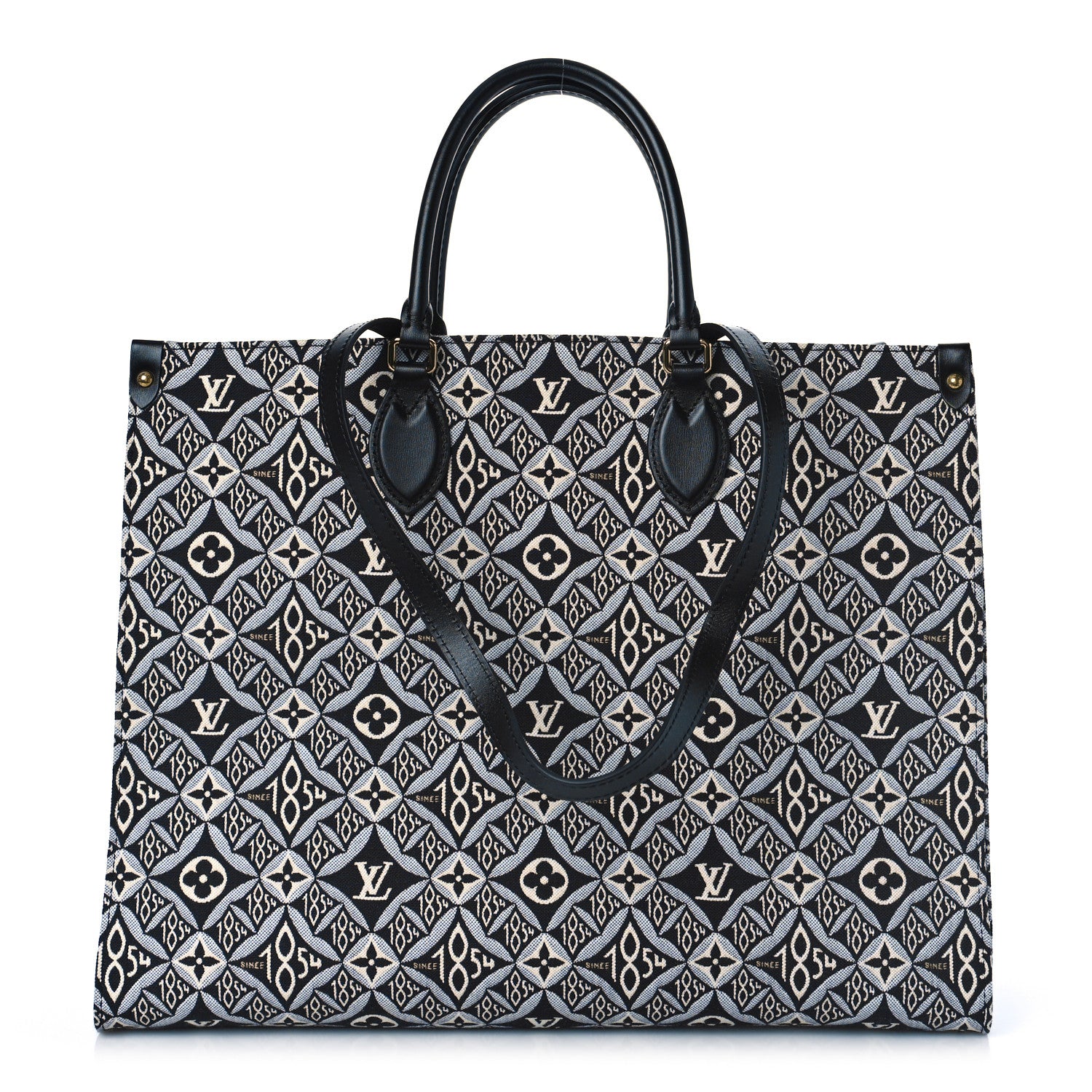 Louis Vuitton Jacquard Since 1854 Onthego GM Grey 1 of 8