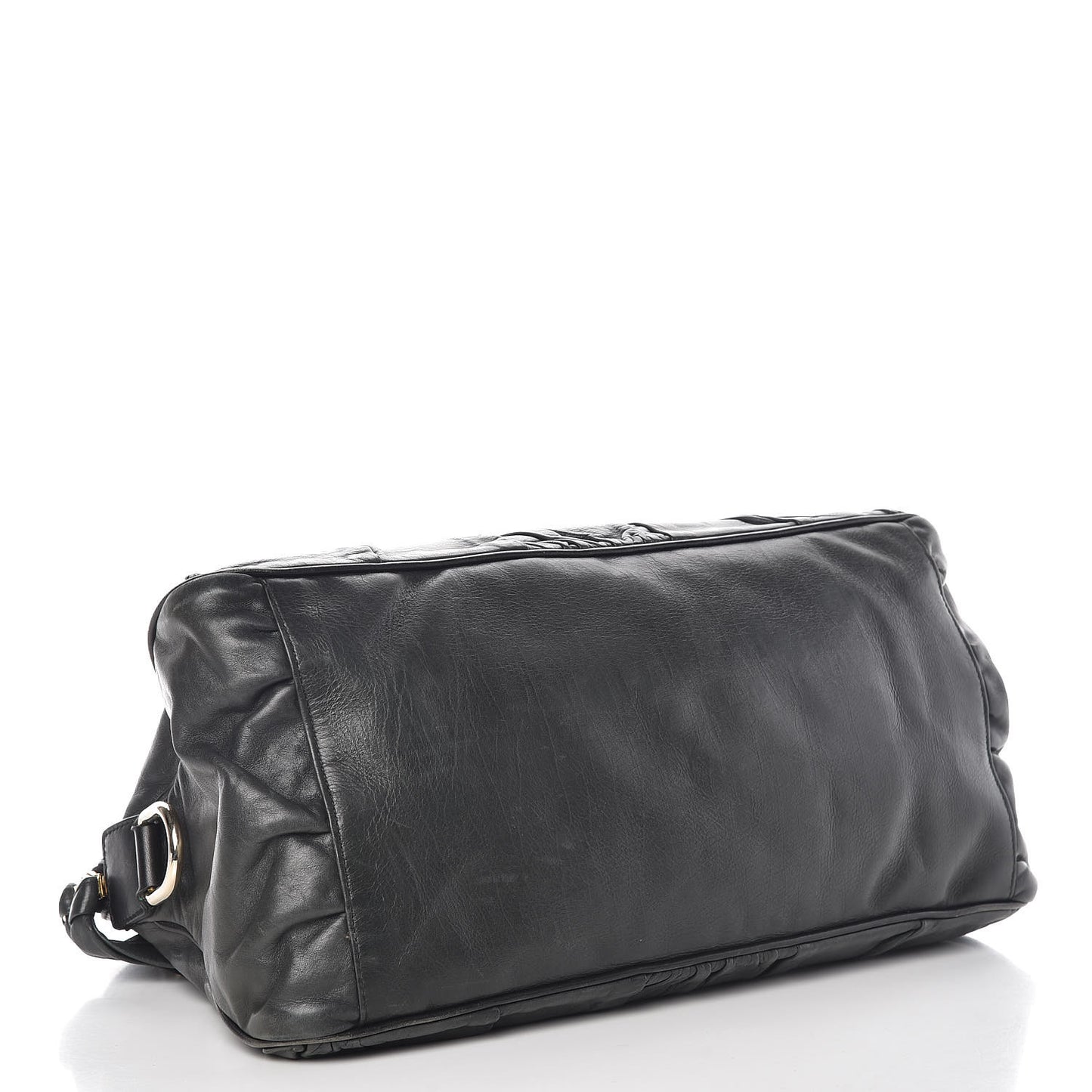 Calfskin Medium Hysteria Top Handle Bag Dark Green