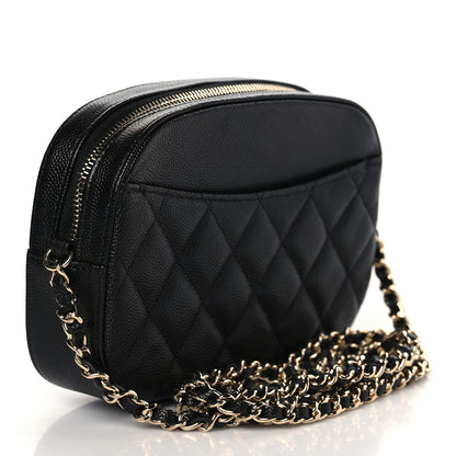 Chanel Caviar Quilted Vanity With Chain Black 3 of 10