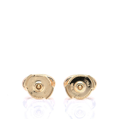 Hermes 18K Yellow Gold TPM Farandole Stud Earrings 3 of 7