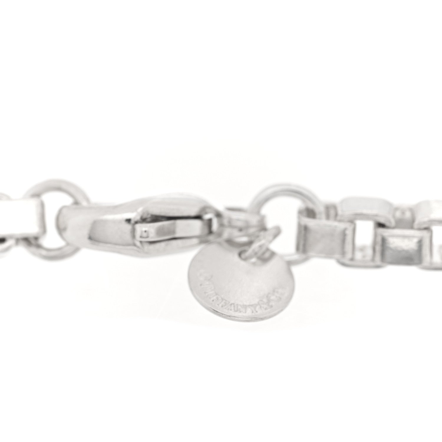Tiffany Sterling Silver 4mm Venetian Link Bracelet 3 of 3