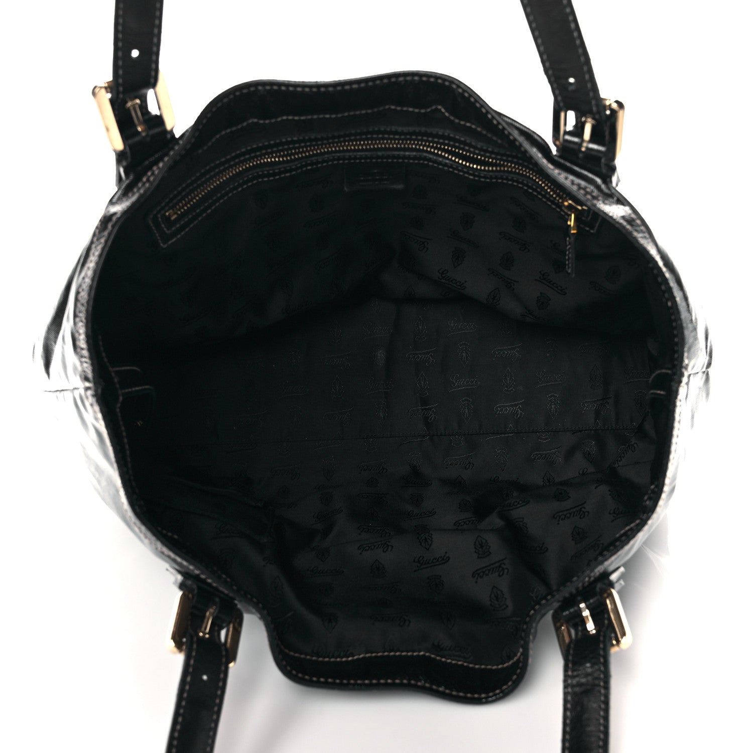 Gucci Dialux Medium Britt Shoulder Bag Black 4 of 10