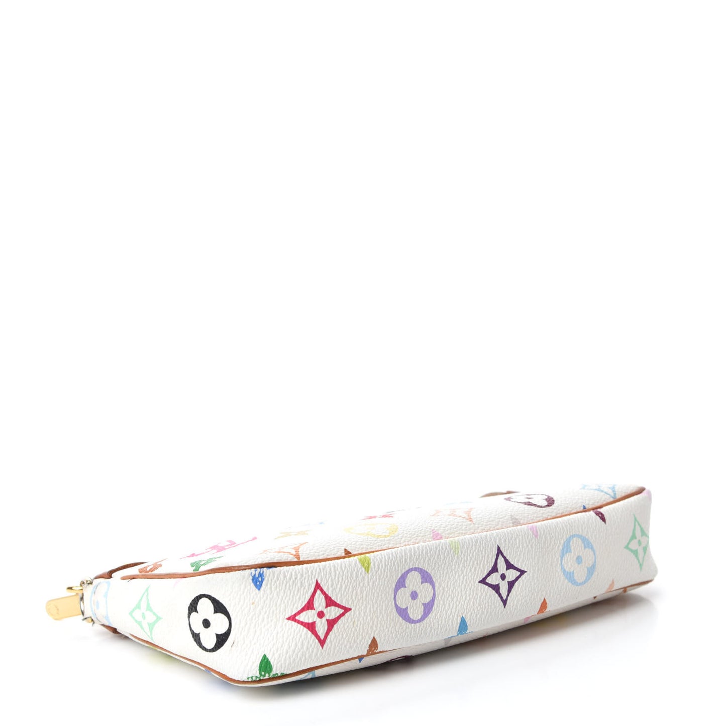 Monogram Multicolor Pochette Accessories White