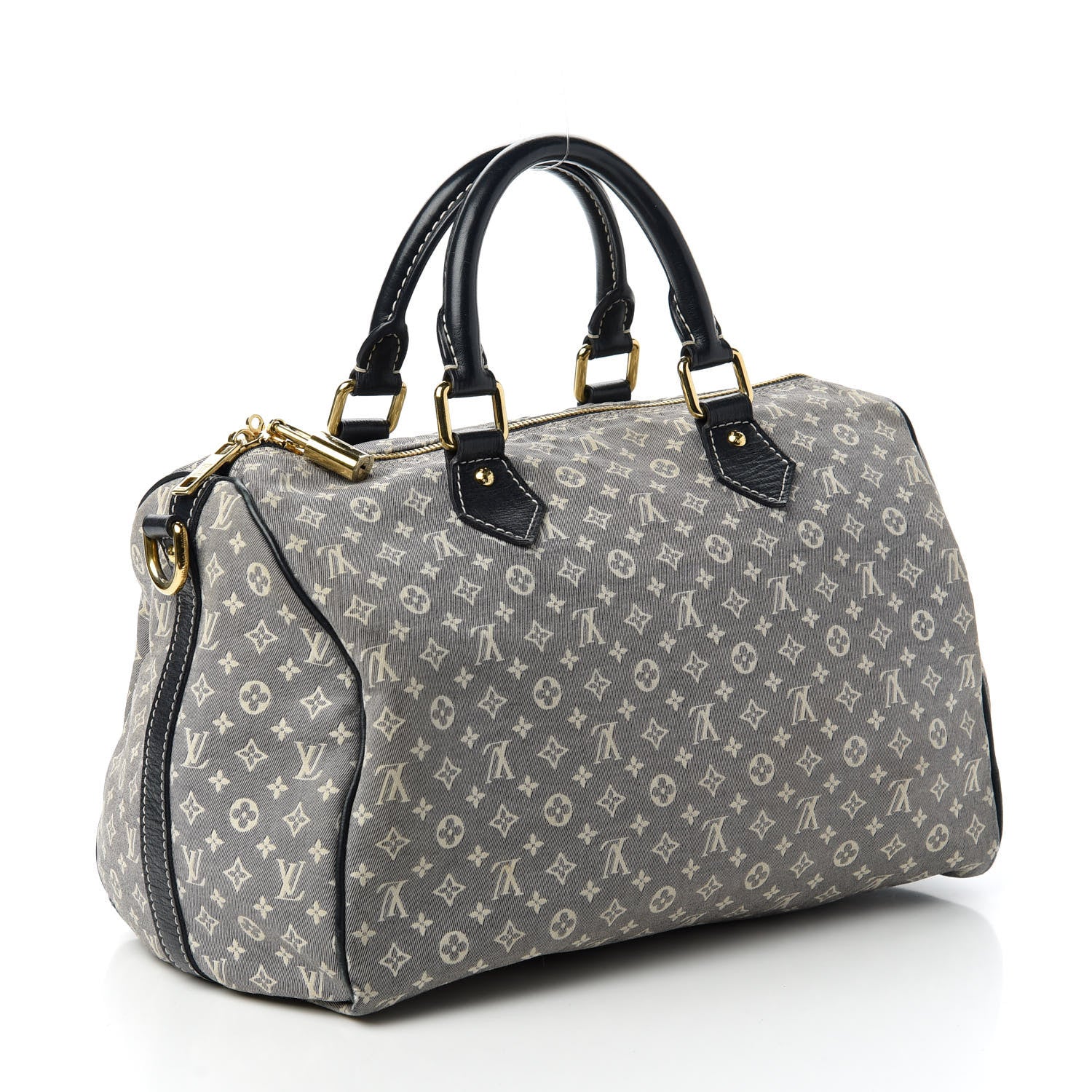 Louis Vuitton Monogram Idylle Speedy Bandouliere 30 Encre 3 of 10