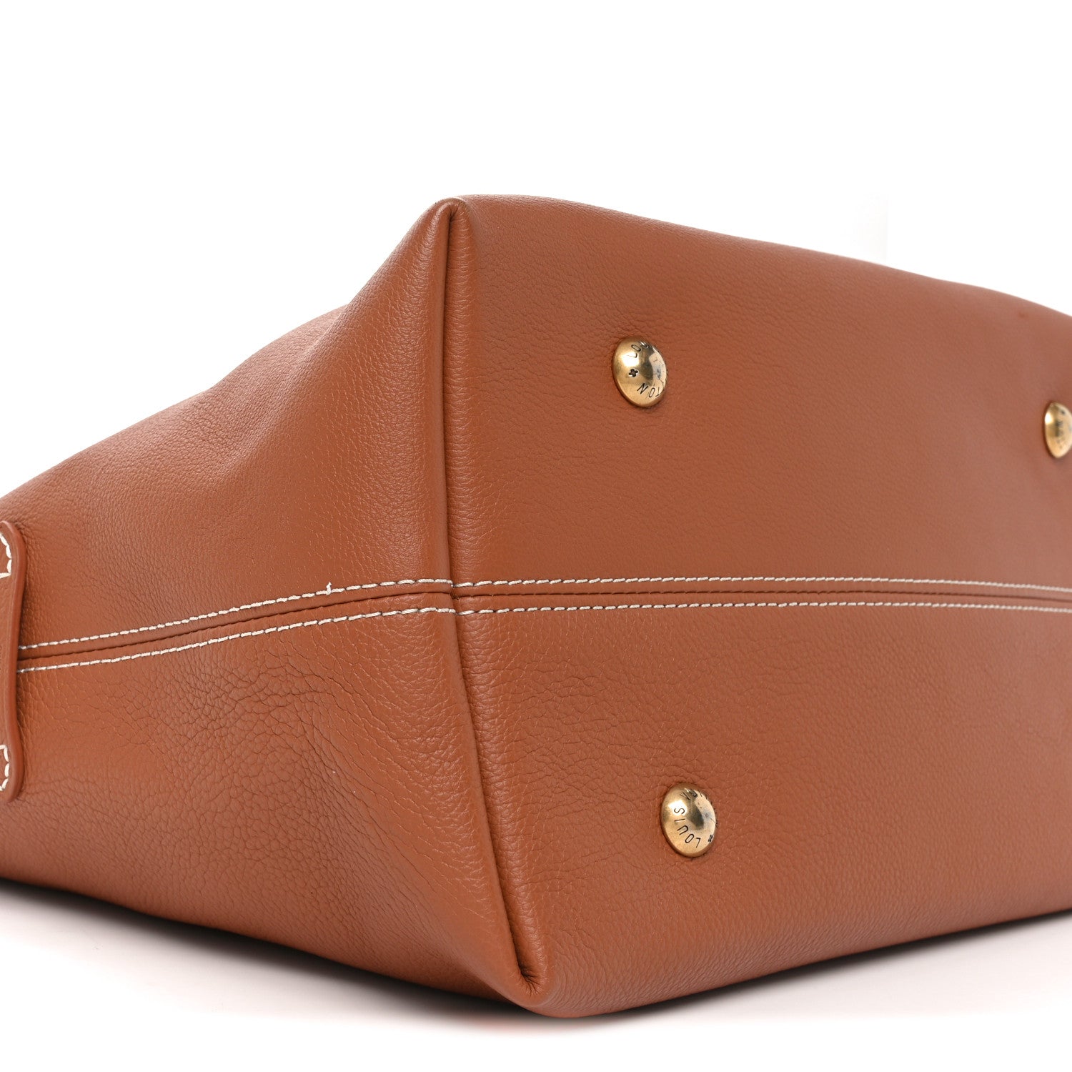 Louis Vuitton Grained Calfskin Low Key Hobo MM Cognac 8 of 9