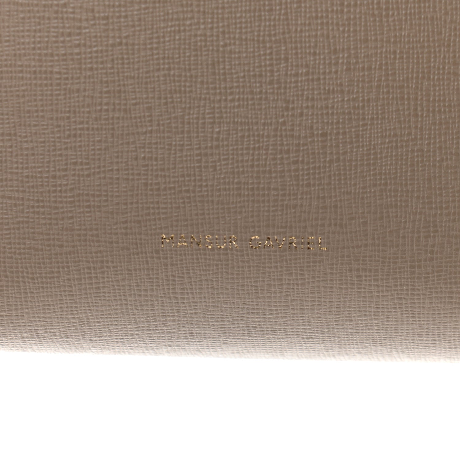 Mansur Gavriel Saffiano Mini Bucket Bag Elefante 6 of 9