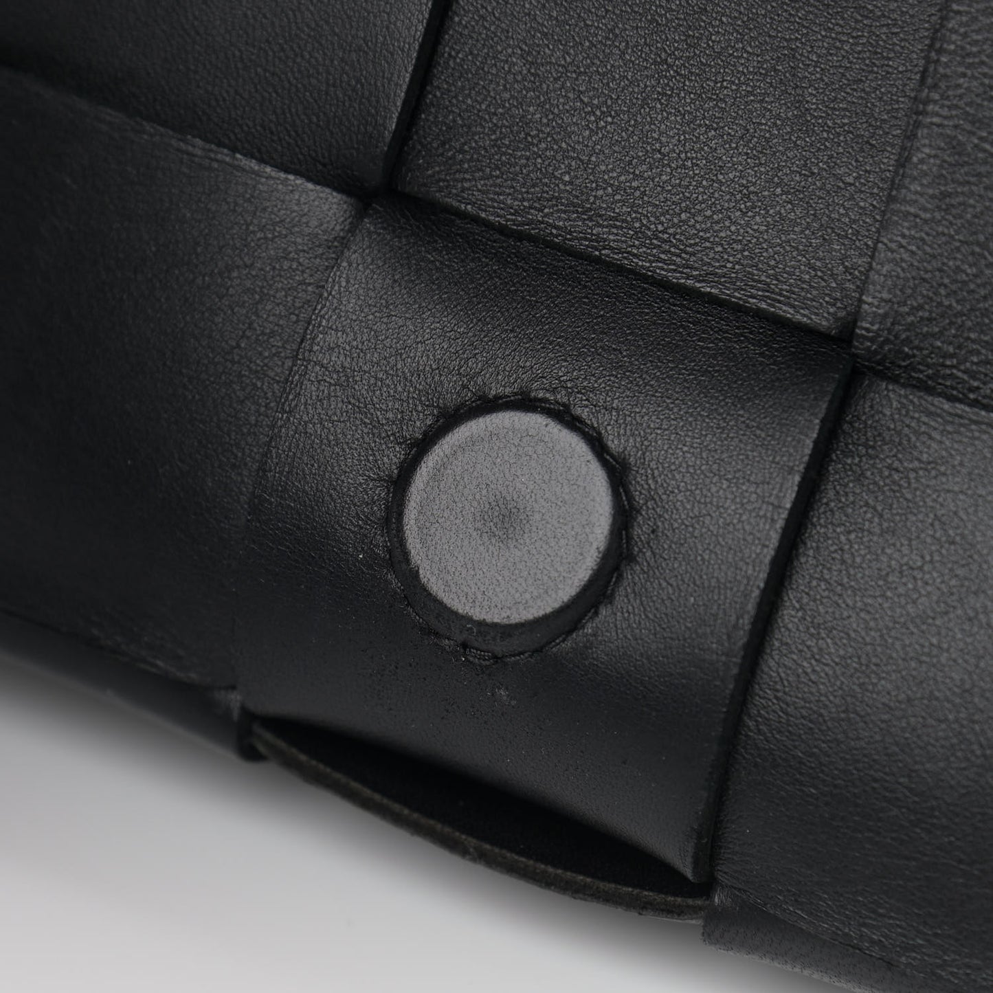 Nappa Maxi Intreccio Cassette Bag Black