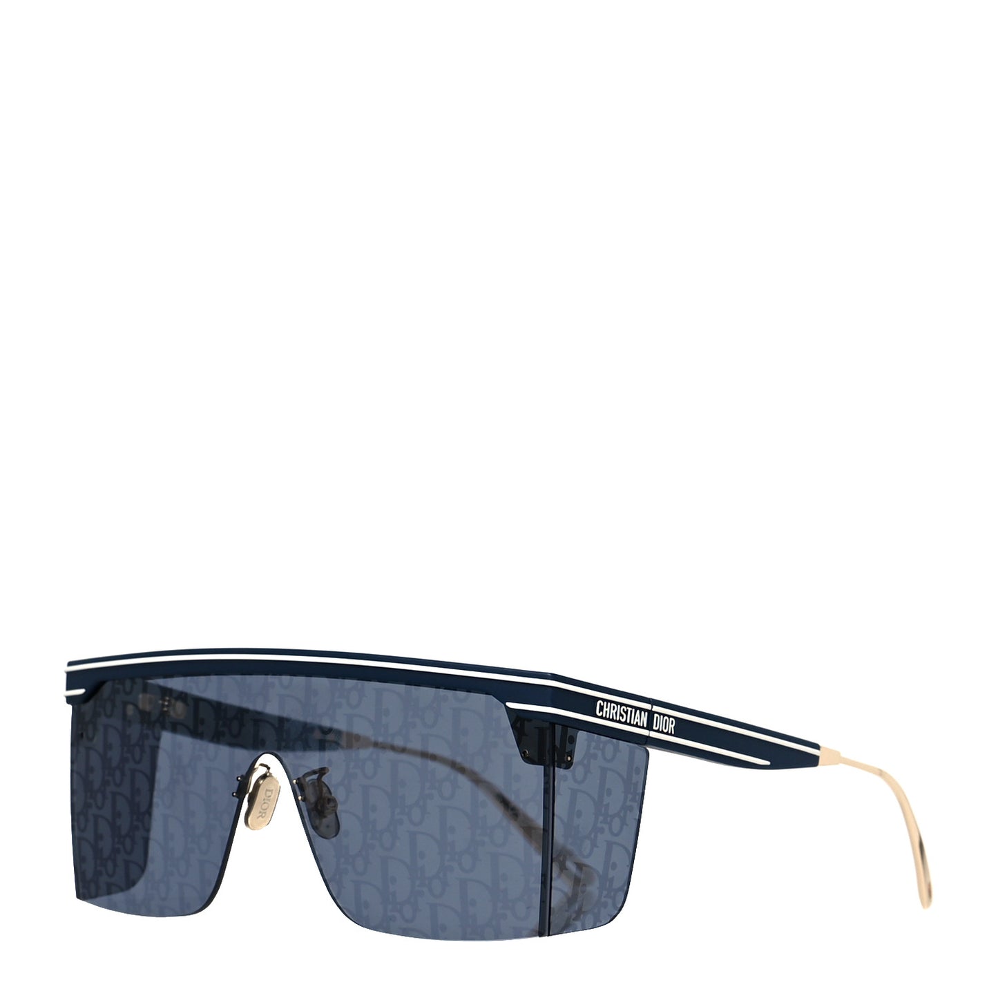 Oblique Diorclub M1U Mask Sunglasses Blue