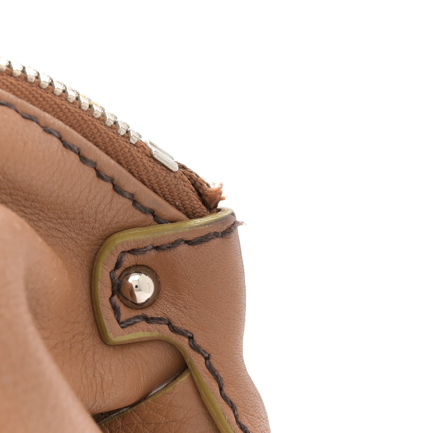 Calfskin Tassel Bowler Light Brown