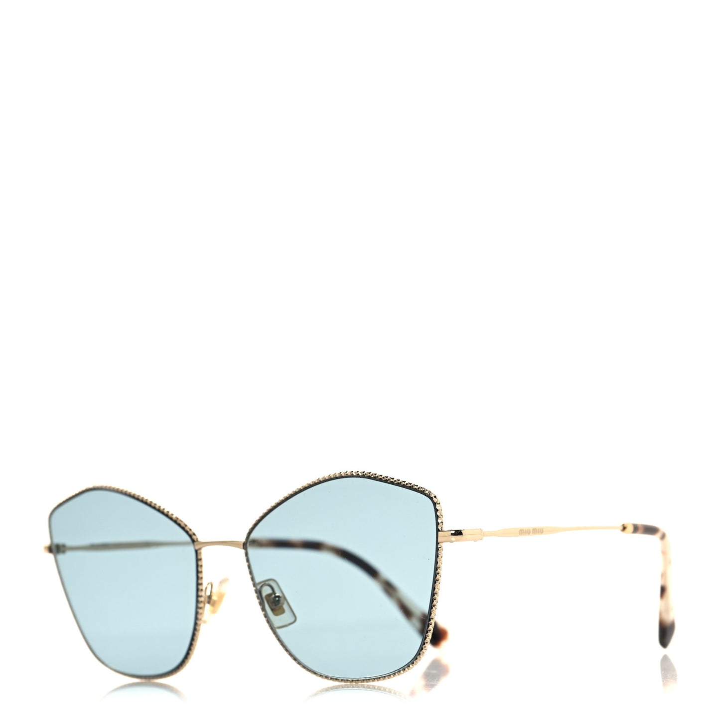 Metal Oval Sunglasses SMU60V Tortoise