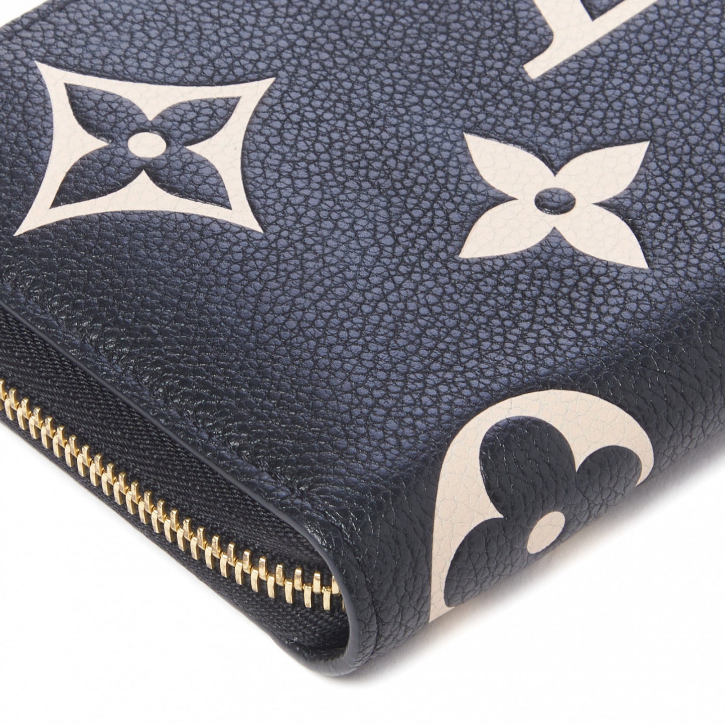 Empreinte Monogram Giant Zippy Wallet Black Beige