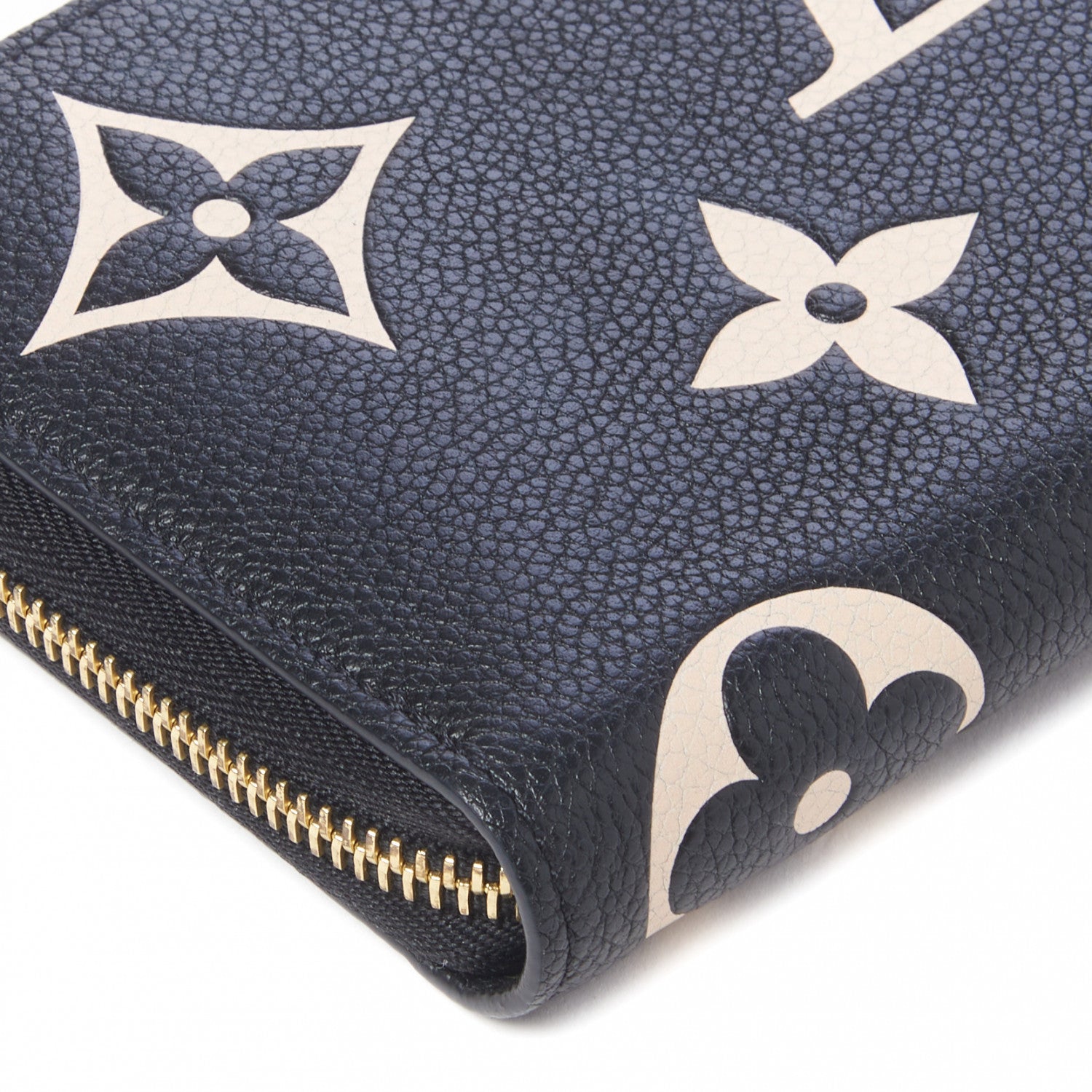 Louis Vuitton Empreinte Monogram Giant Zippy Wallet Black Beige 6 of 8