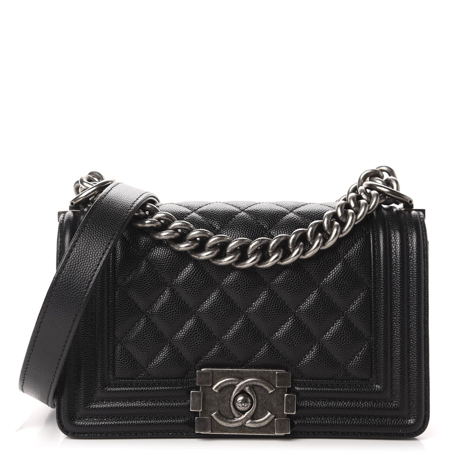 Chanel Caviar Quilted Small Boy Flap Black 1 of 10