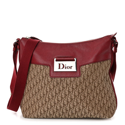 Christian Dior Monogram Street Chic Shoulder Bag Beige Red 1 of 11