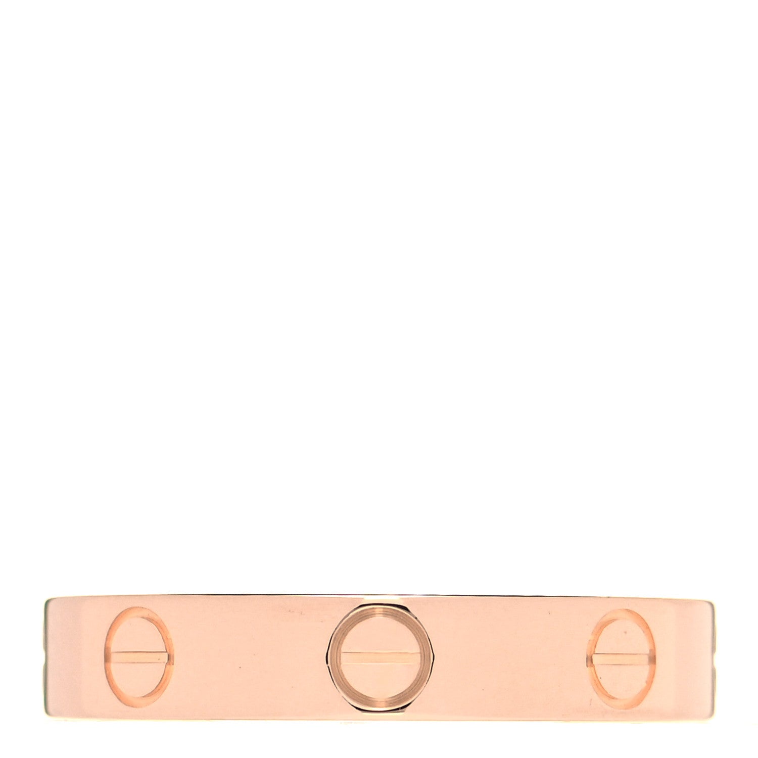 Cartier 18K Pink Gold 3.5mm LOVE Wedding Band Ring 54 6.75 1 of 5