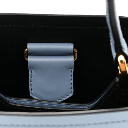 Prada Saffiano Cuir Calfskin Small Panier Bucket Bag Astrale Black 12 of 15