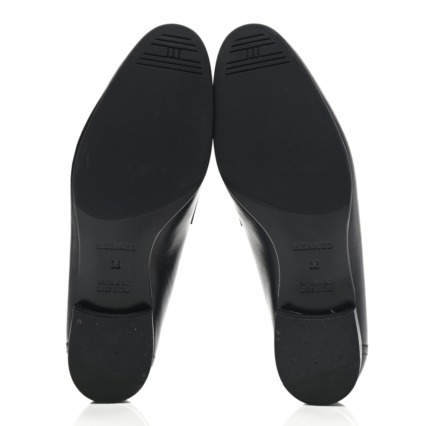 Goatskin Womens Paris Loafers 36 Black