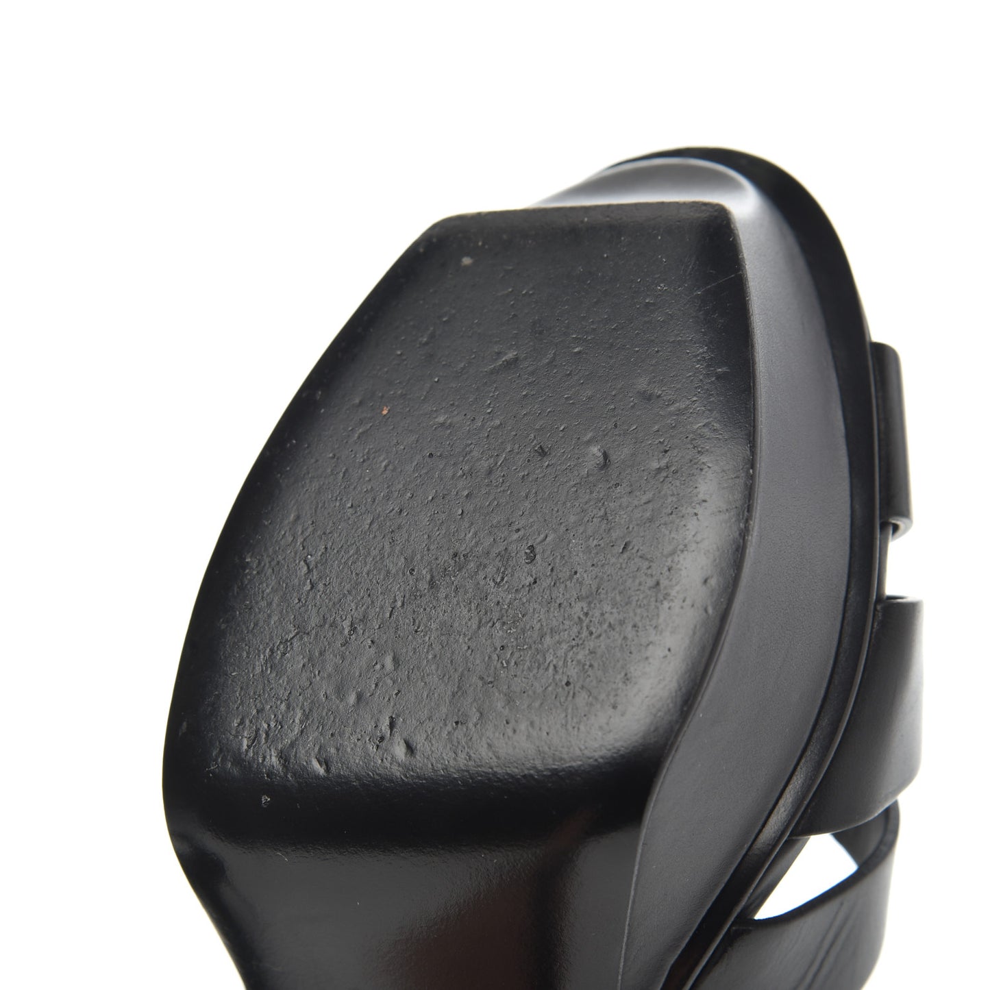 Calfskin Tribute 75 Platform Sandals 37 Black