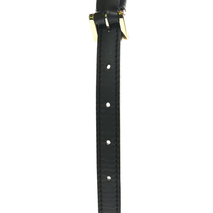 Louis Vuitton Calfskin 16mm Adjustable Shoulder Strap Black 4 of 5