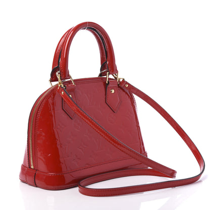 Louis Vuitton Vernis Alma BB Cherry 3 of 9