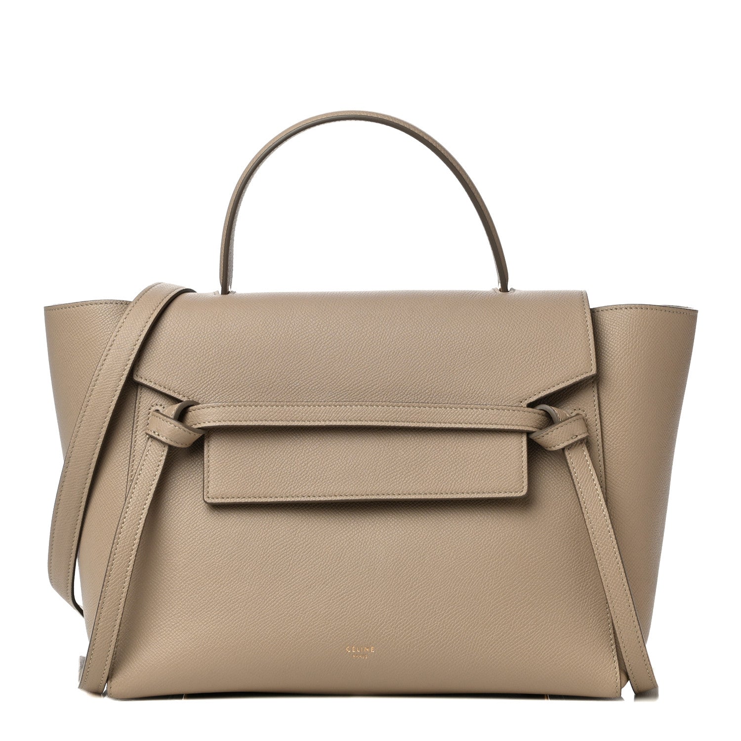 Celine Grained Calfskin Mini Belt Bag Dune 1 of 10