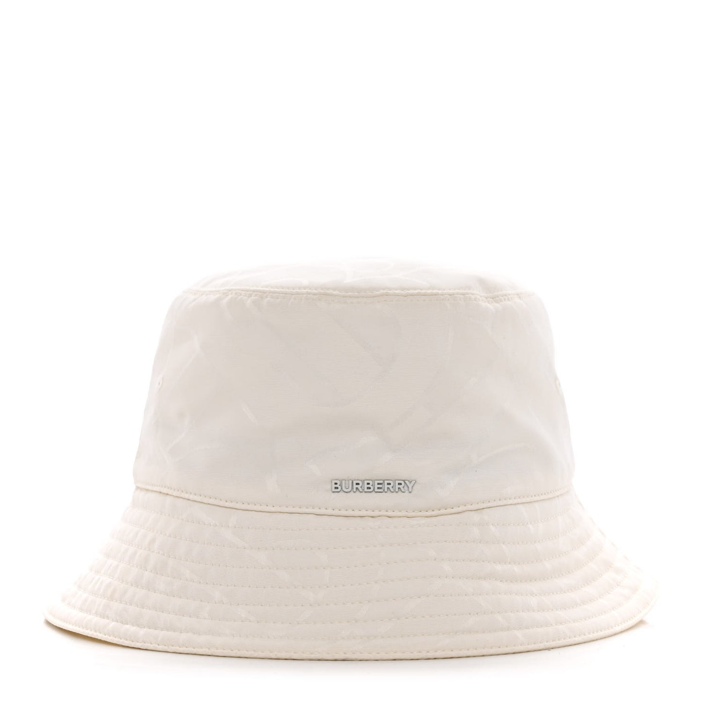 Polyester Logo Bucket Hat M White