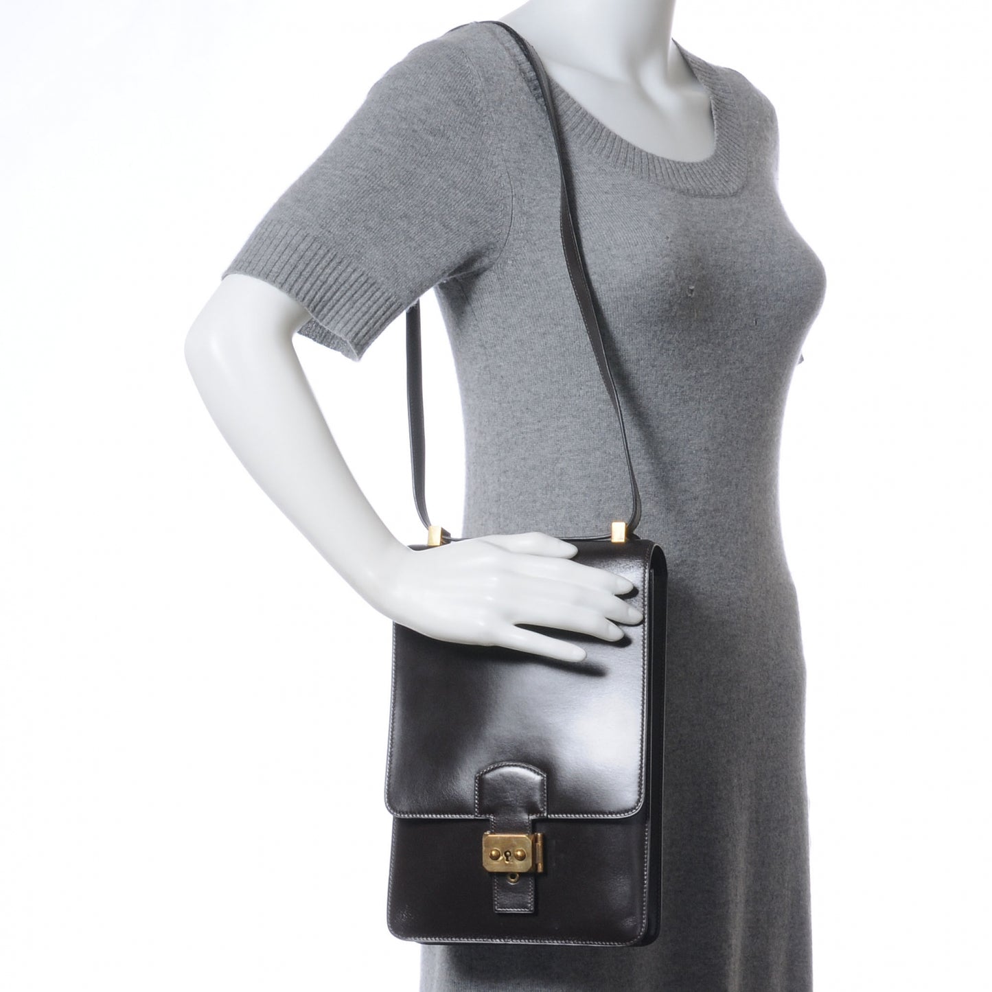 Box Sac a Depeche Shoulder Bag Chocolate