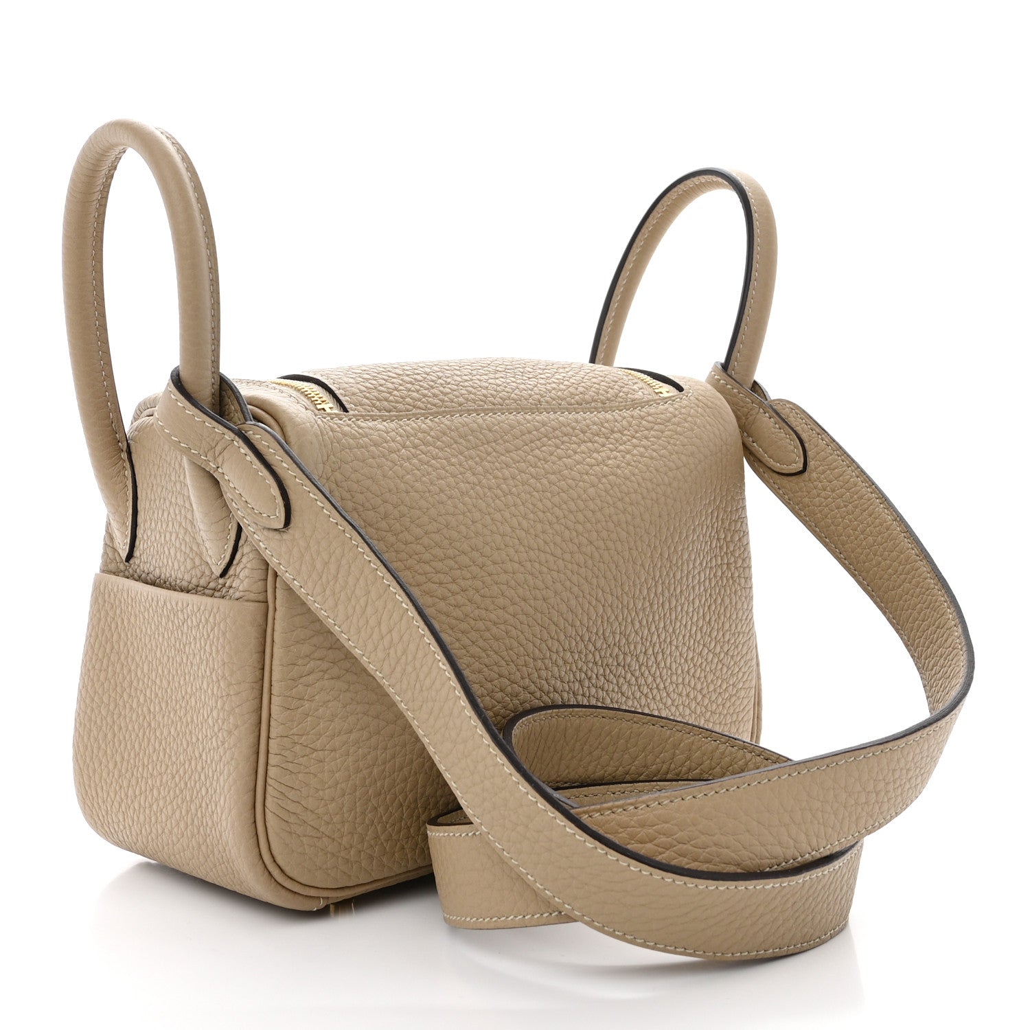 Hermes Taurillon Clemence Mini Lindy 20 Trench 2 of 9