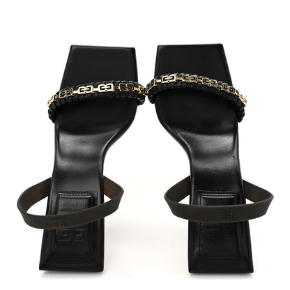 Givenchy Smooth Nappa G Woven Slingback 90mm Sandals 38.5 Black 2 of 10