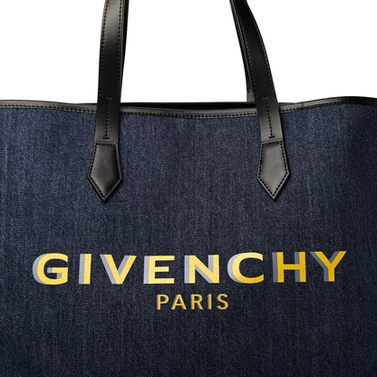 Givenchy Denim Medium Logo Bond Shopper Tote Blue 10 of 10