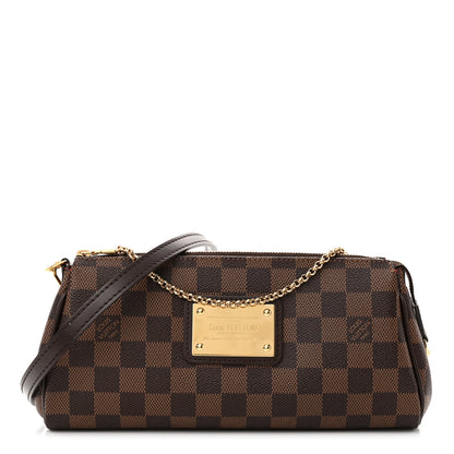 Louis Vuitton Damier Ebene Eva Clutch 1 of 10