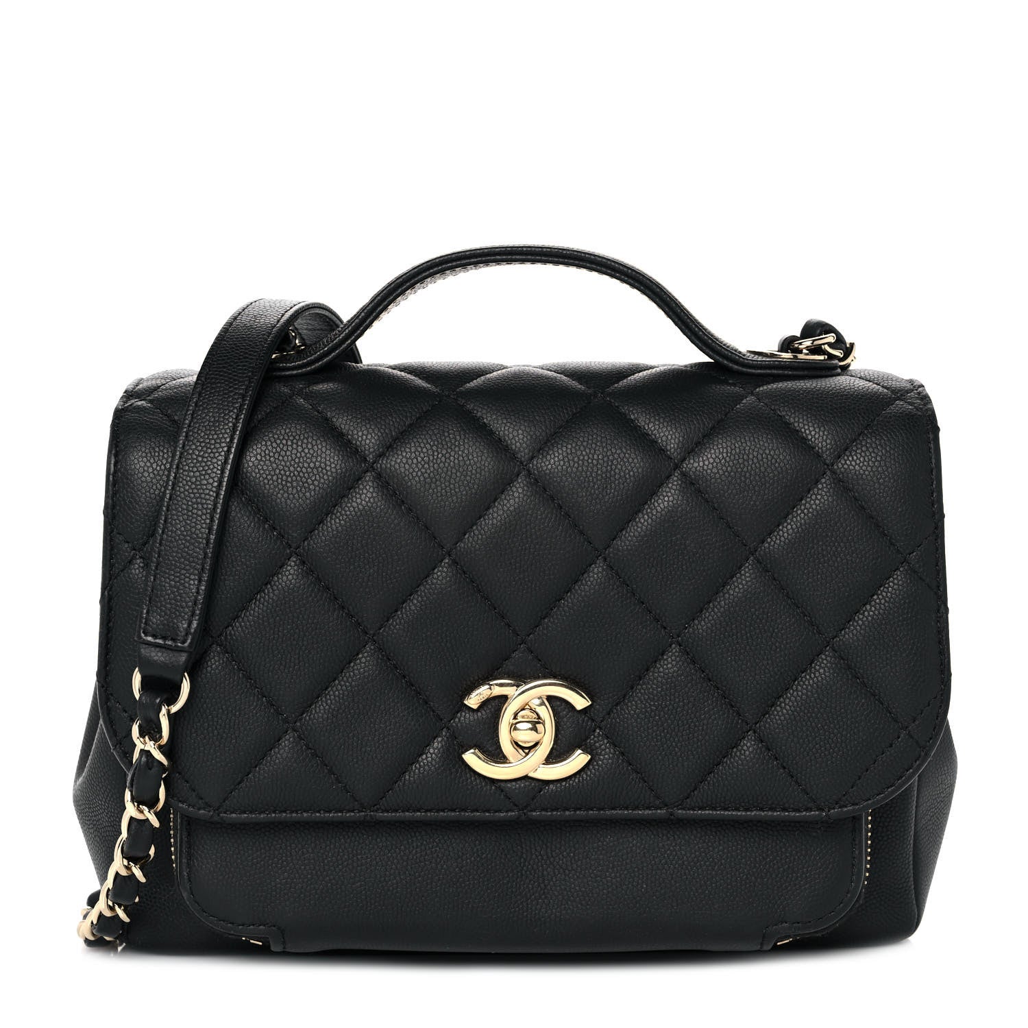 Chanel Caviar Quilted Medium Business Affinity Flap Black 1 of 10