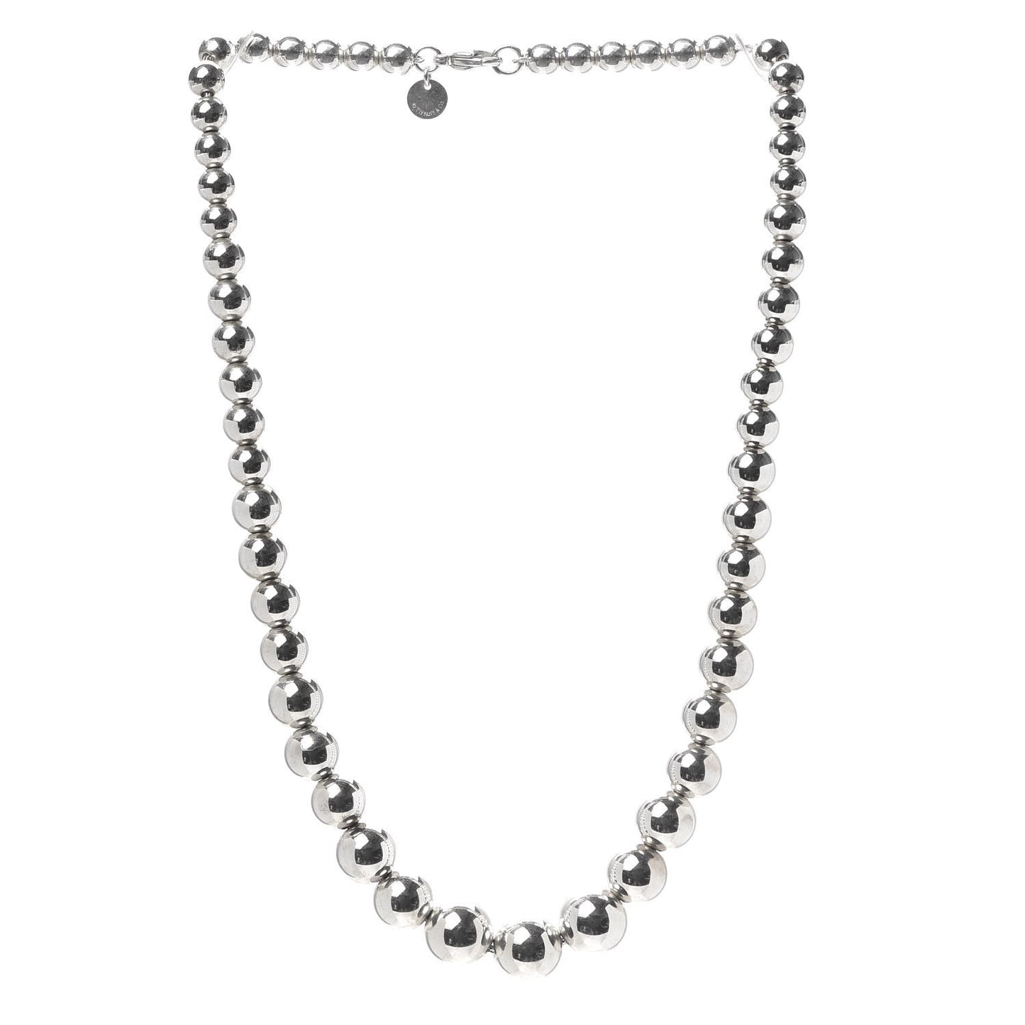 Sterling Silver HardWear Graduated Ball Necklace