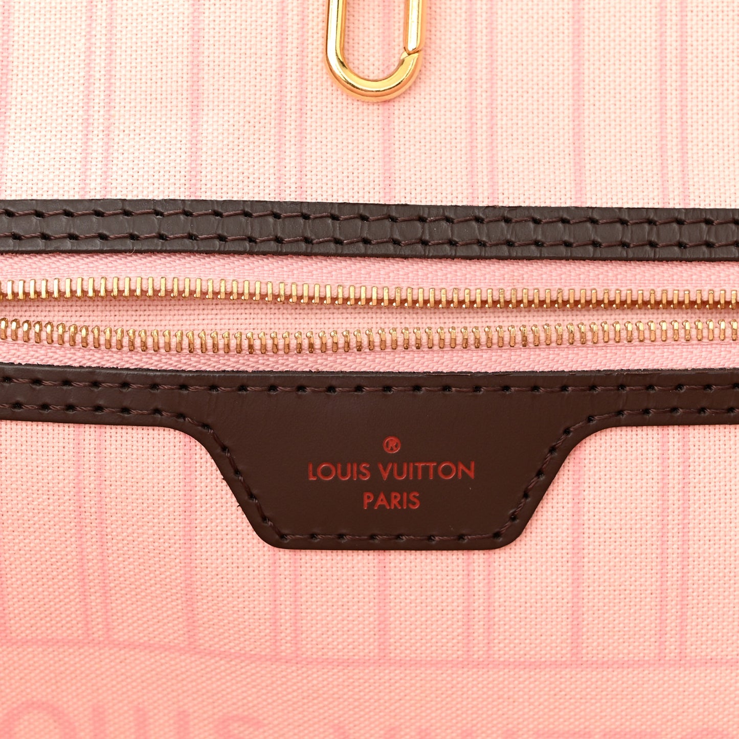 Damier Ebene Neo Neverfull MM Rose Ballerine