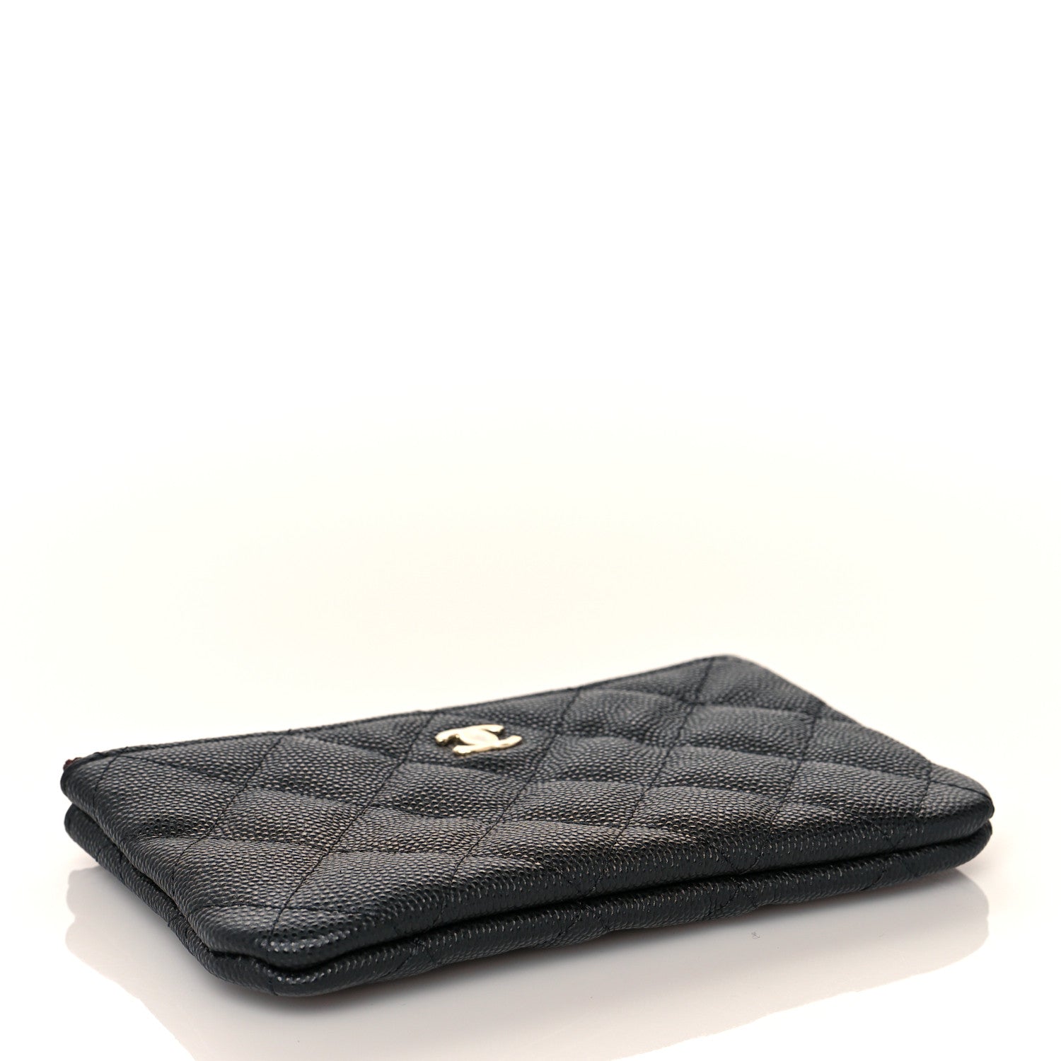 Chanel Caviar Quilted Small Cosmetic Case Black 4 of 11