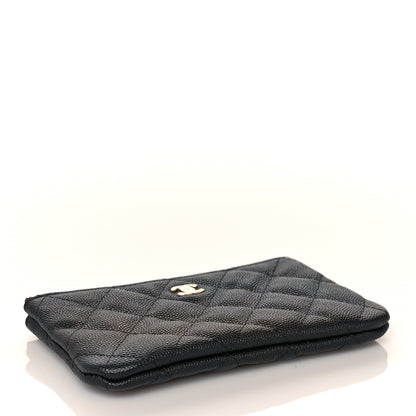 Chanel Caviar Quilted Small Cosmetic Case Black 4 of 11