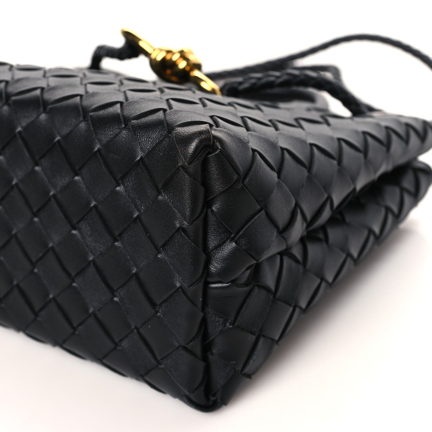 Bottega Veneta Nappa Intrecciato Small Andiamo Shoulder Bag Black 8 of 8