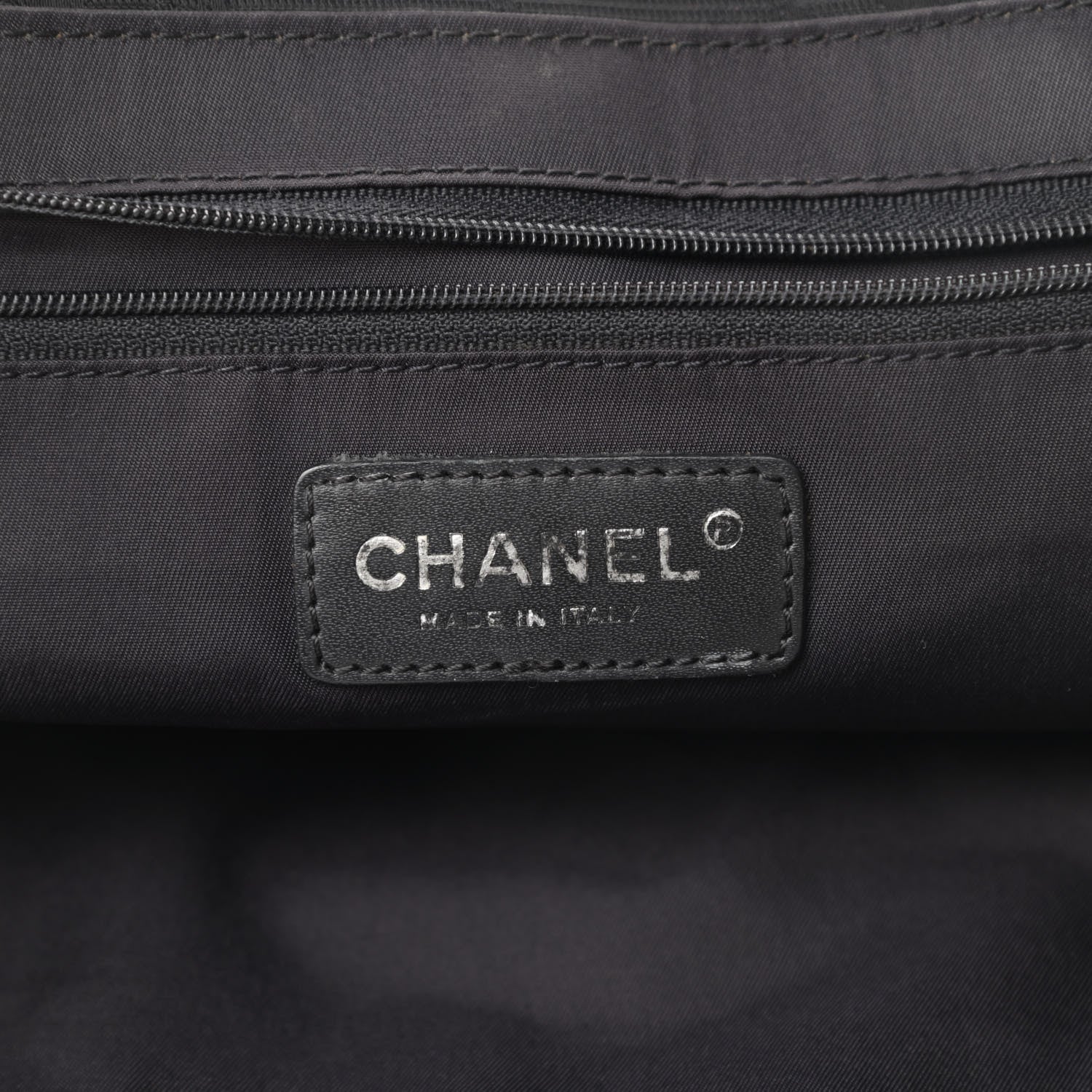 Chanel Nylon Large Travel Tote Black 6 of 16