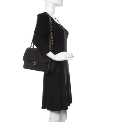 Chanel Caviar Quilted Jumbo Double Flap Black 2 of 9